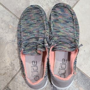Hey Dude Colorful Knit Loafers